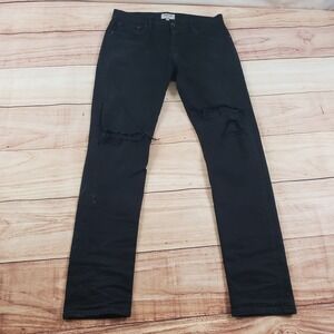 Agolde Jeans Womens 30 Black Slim Straight Outdoor Denim Casual Pockets Ladies *